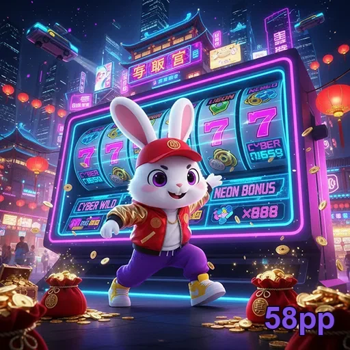 58pp cartoon rabbit slot machine
