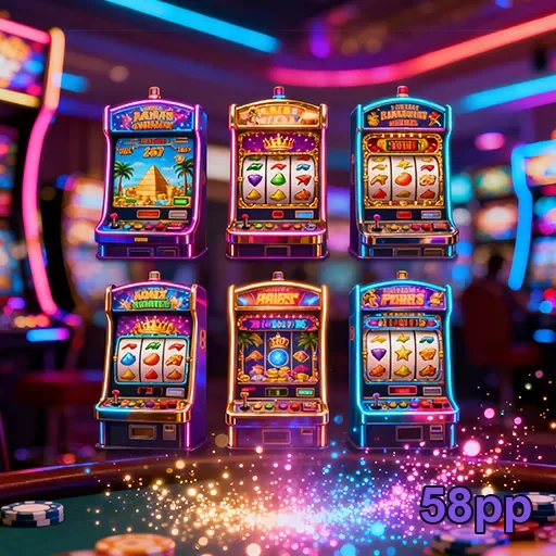 58pp slot machines row